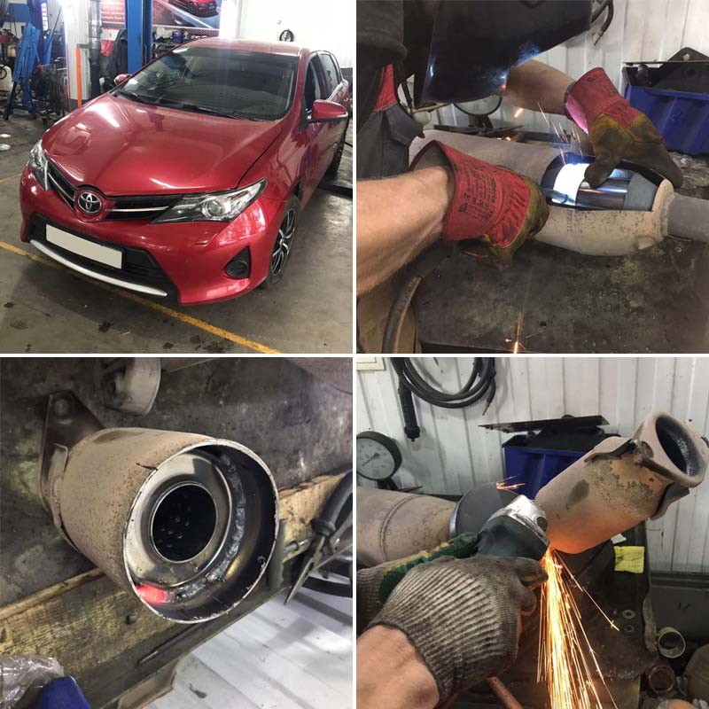 Удалили катализатор на Toyota в Набережных Челнах