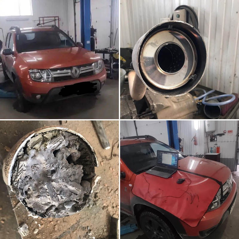 Удалили катализатор на Renault Duster в Набережных Челнах